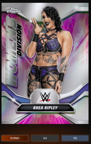 Digital topps wwe slam chrome - digital,