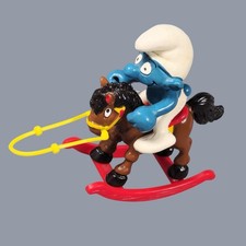 Super puffo 1981 su cavallo a