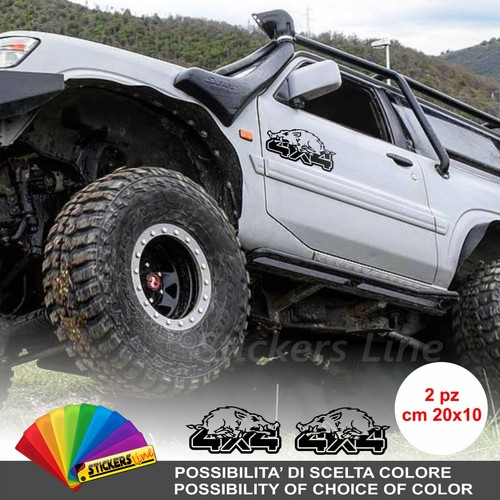 Adesivi cinghiale 4x4 off - adesivi,