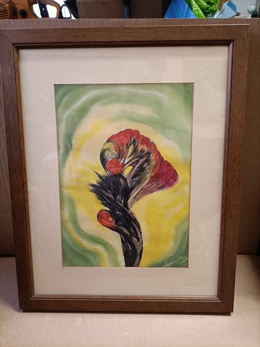 Quadro dipinto fiore - -,