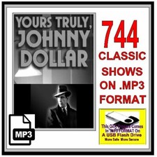 YOURS TRULY JOHNNY DOLLAR 744 Select Oldtime Radio Shows MP3 On USB Thumb Drive