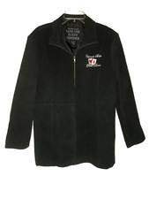 Giacca in pelle scamosciata