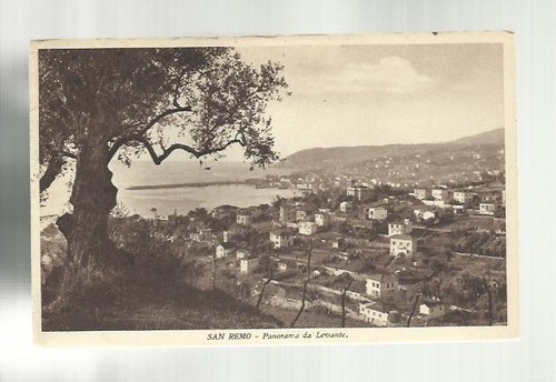 Antica cartolina sanremo - di,
