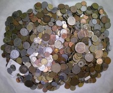 LOTTO DI  9 KG MONETE SOLO STRANIERE ANNI fine 800-2020 BB+-SPL-SPL+  (014)