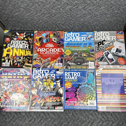 Retro gamer magazine lot - retro,