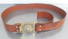 Cinturone vintage cuoio anni '70 della Società Lombardo Veneta Tiro Avancarica