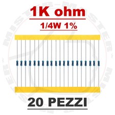 1K ohm RESISTORI A FILM