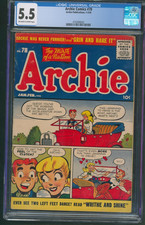 Archie Comics #78 CGC 5.5