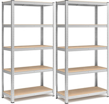 Set Di 2 Scaffali in Metallo