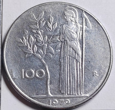 100 Lire 1979 Italie Italy -
