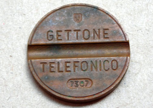 Gettone telefonico 7307 esm - telefonico,