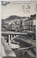 Cartolina Cosenza ponte San Francesco Paola veduta paesaggistica T17