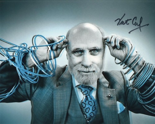 Vint cerf signed autograph - cerf,
