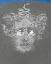 Paolo BARATELLA (Bologna 1935-2023) MEDUSA 2 Olio su tela cm 100x80 anno 1999