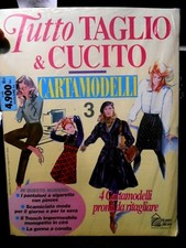 TUTTO TAGLIO E CUCITO - 4 CARTAMODELLI - HOBBY & WORK - N°3