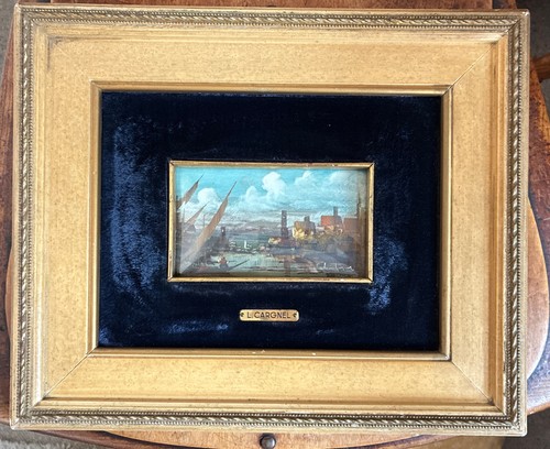 Lucio cargnel quadro miniatura - lucio,