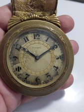 Art Decò Hebdo W.Co 8 Days Wall Clock 75mm Working Order