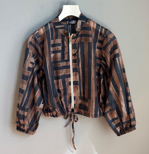 Giacca blouson marrone - blouson, blu