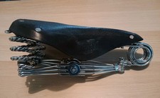 Nos Old Vintage Sella In Pelle