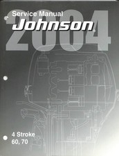 Manuale servizio motore fuoribordo Johnson 4 tempi 60 70 hp 2004