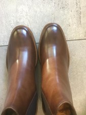 STIVALETTI DONNA SANTONI IN PELLE NUOVO No.38,5