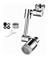 Rubinetto Universale Snodabile Con Filtro Rotante 1080 Gradi E Getto A Spruzzo