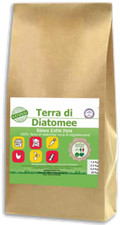 100% farina fossile naturale TERRA DIATOMEE non calcinata purissima, BIO ecocert