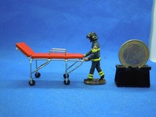 VIGILI DEL FUOCO  figurini 1/43 soldatini di piombo (40mm) DIPINTI toy soldiers 