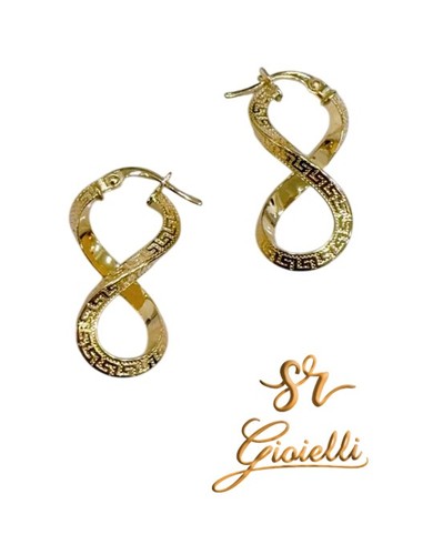Orecchini oro giallo forma - a,