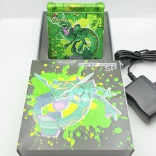 NINTENDO GAME BOY ADVANCE SP - IPS V4 - POKÉMON RAYQUAZA - MENÙ OSD - NUOVO