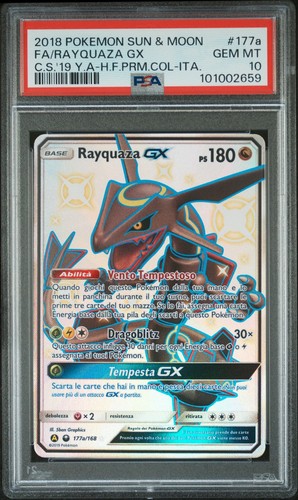Rayquaza 177a psa - 10, shiny