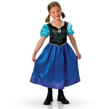 Costume FROZEN ANNA anni CARNEVALE vestito BAMBINA abito BIMBA principessa
