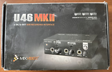 MIXVIBES U46 MK2 USB Interfaccia Studio di Registrazione Mobile - con Cavo, NO CD