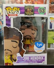 Funko POP! 53 Jimi Hendrix Burning Guitar Fye Exclusive
