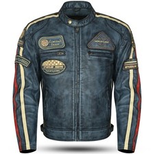 Giacca Giubbotto Moto in pelle