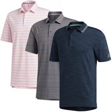 NUOVO Uomo Prima Stagione Adidas Golf Polo Assortita Confezione 3 $175 Vendita al Dettaglio - Taglia a Scelta