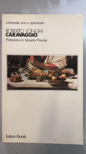 Caravaggio roberto longhi - caravaggio, 1988