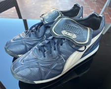 PUMA King vintage pelle – UK 5.5 (EU 38.5) – navy/white