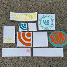 Enorme lotto di adesivi SIGNAL