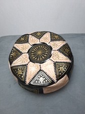 Pouf In Pelle Marocchina