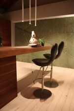 COPPIA di Sgabelli Eight di Varier seduta in pelle schienale alto oscillante 8°