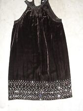 Elegante ABITO VESTITO ZARA  in Velluto Seta e Strass  Tg. M  COMPRALO SUBITO