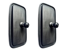 2x Specchietto Retrovisore 375x185mm R1800 Universale Macchine Edili Set