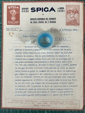 Rara Fattura Gomme Piene per Autocarri SPIGA-Torino 1925
