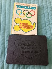 Raccoglitore Olimpiadi 1976 Topolino + 6 figurine Super Atleti+Topolino 1069