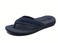 InBlu VT000011 Blu infradito per Uomo in tessuto blu sottopiede soft