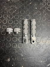 Pedane Poggiapiedi Pedalini E Bilancieri Moto Scooter ARGENTO