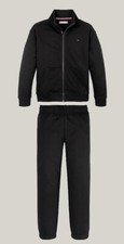 TOMMY Hilfiger U tuta senza tempo con zip nuova 12 anni NERA