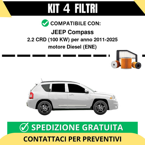 Kit filtri tagliando per - kit,