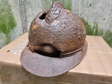 Elmetto Adrian Italiano Mod 15  Ww1 Scavo Grande Guerra Recuperanti Trench-art 